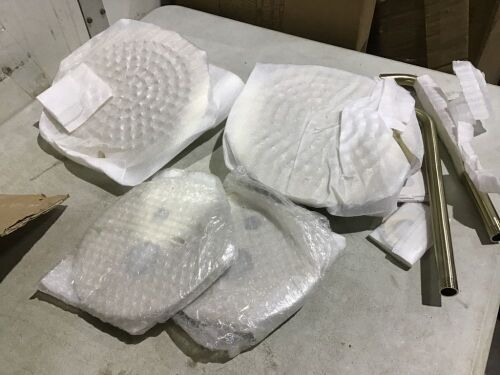 Lot of (2) Gold Rainfall Shower Faucets - Lot 432