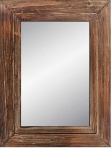 Barnyard Designs 24"x32" Farmhouse Wood Wall Mirror - Lot 442