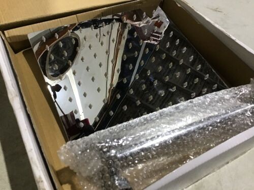 10" Rainfall Shower Head - Chrome - Lot 326