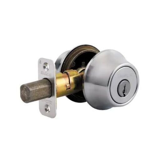 Lot of (6) Kwikset Satin Chrome Double Cylinder Deadbolt - Lot 765