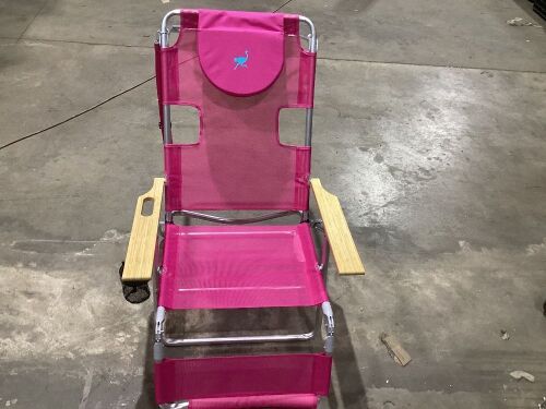 Pink Folding Chair  - Lot 339