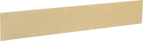 Schlage Kick Plate, 34" x 6", for Use with Exterior or Interior Door Surface  - Lot 986