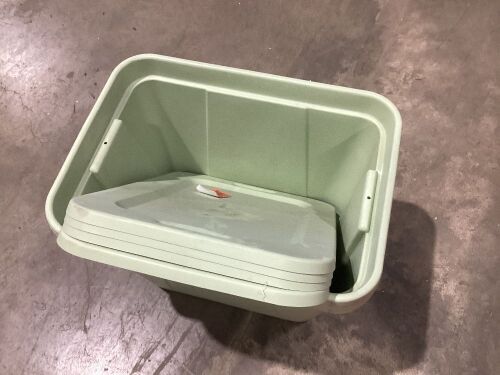 Lot of (4) HDX 20 Gallon Totes  - Lot 358