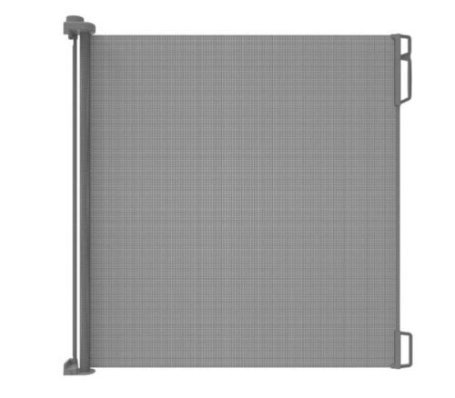 Perma Child Safety Outdoor Retractable Baby Gate 41" Extra Tall, Extends to 71" Wide, Gray - Lot 997