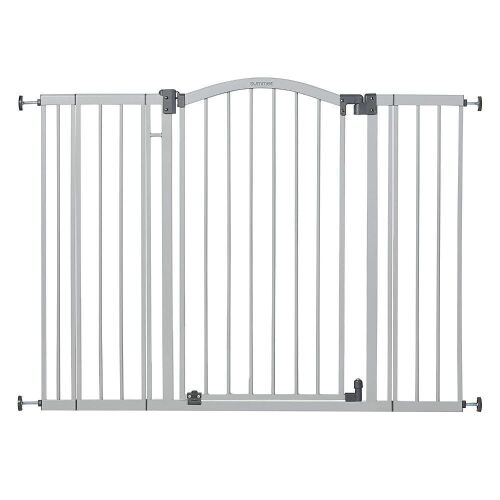 Summer Infant Extra Tall & Extra Wide Safety Gate, 29.5 - 53 Inch Wide & 38" Tall, with Auto-Close & Hold-Open, Grey - Lot 617