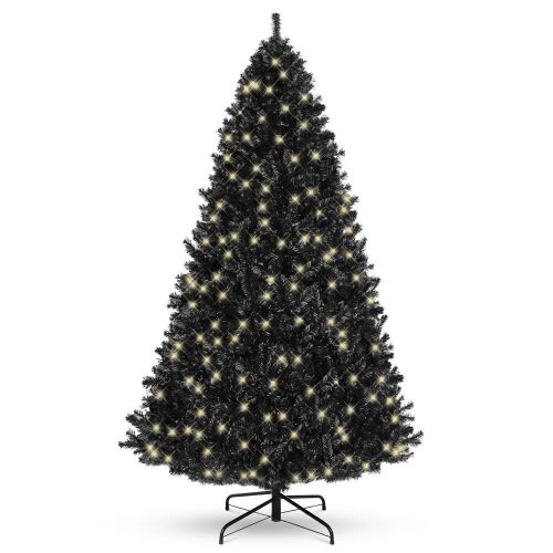 6' Pre-Lit Artificial Christmas Tree w/ 947 Tips, 350 Lights, Metal Stand - Lot 855