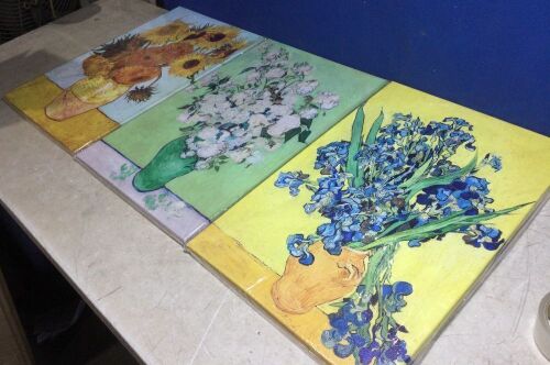 Van Gogh Vase Painting Prints - Lot 819