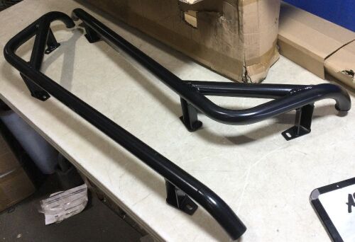 Black Side Nerf Bars for Polaris RZR - Lot 838