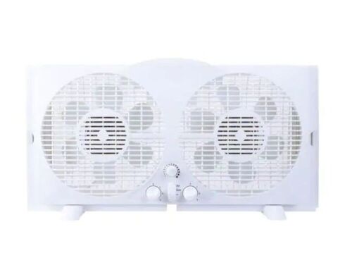 Hampton Bay 9 in. Twin Window Fan - Lot 455