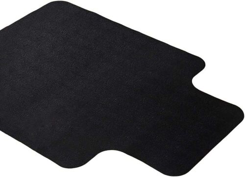 Black Office Chair Mat 47"x35" - Lot 1042