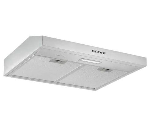 Ancona 24 in. Convertible Under-Cabinet Range Hood in Stainless Steel with LED Lights - Lot 386