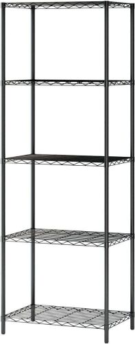 5-Tier Wire Shelf - Gray - Lot 834