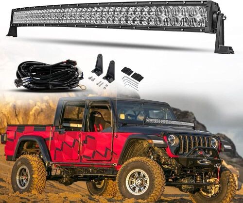 Auxbeam 42 Inch 240W LED Light Bar Curved - Lot 135
