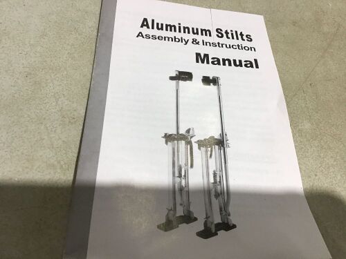 Aluminum Drywall Stilts  - Lot 740