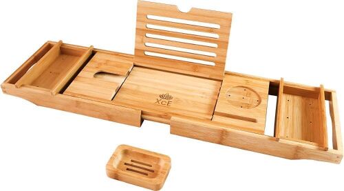 Bamboo Bathtub Caddy Tray - Lot 427