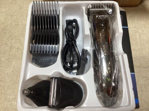 Kemei Waterproof Hair Clippers  - Lot 1038