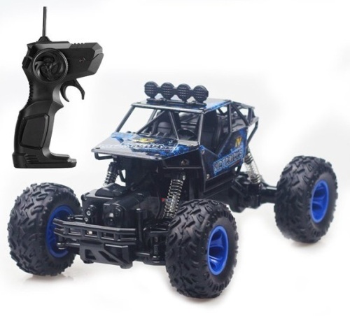 4WD Rock Crawler Off-road Remote Control Truck, Blue - Lot 204