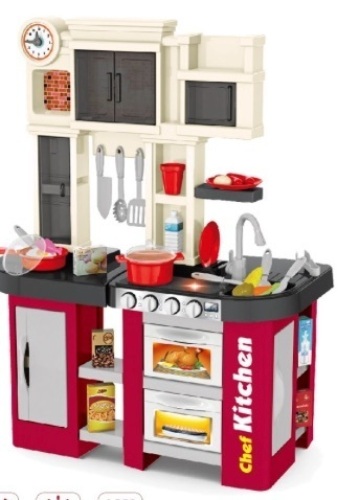 Talented Chef Kitchen Playset With Window And Running Water - Lot 217