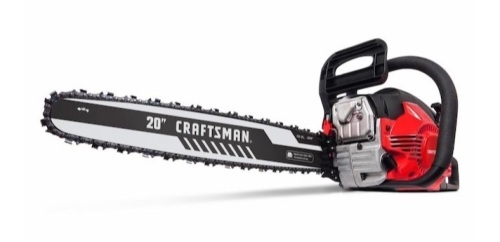 Craftsman S205 20-in 46-cc 2-cycle Gas Chainsaw, Dirty - Lot 235