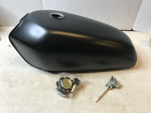 Motorcycle 9L 2.4 Gallon Fuel Gas Tank Kit for Honda CG125 - Lot 248