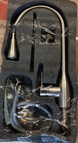 High Arc Kitchen Faucet w/ Pull-Down Sprayer - Lot 264