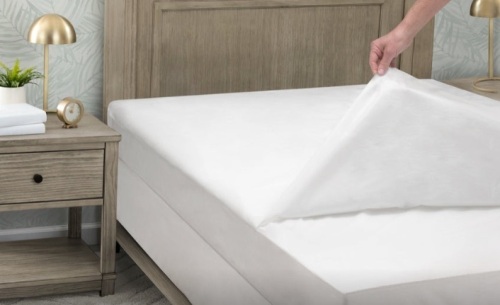 Lot of 2, Kids-A-Peel Disposable Fitted Sheets, 6-Pack, Full, Appears New - Lot 292
