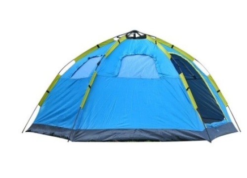 6-8 Person Automatic Camping Tent, Blue - Lot 412