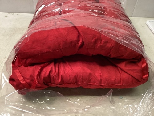 Lot of 2 Tie-On Chair Cushions, Red - Lot 446