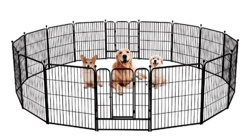 TOOCA Dog Playpen, 16 Panels, 24"H, May Be Missing Hardware - Lot 937