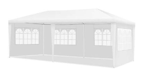 10 ft. x 20 ft. White Wedding Party Tent with Carry Bag - Lot 589