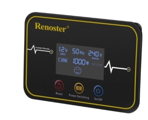 Renoster wireless power inverter 3500w converter 12V 100-120V - Lot 671