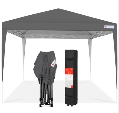 Outdoor Portable Pop Up Canopy Tent w/ Carrying Case, 10x10ft - Lot 960