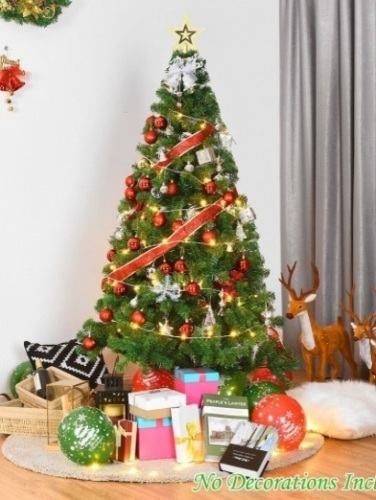 6 Ft Green Pvc Artificial Christmas Tree - Lot 702