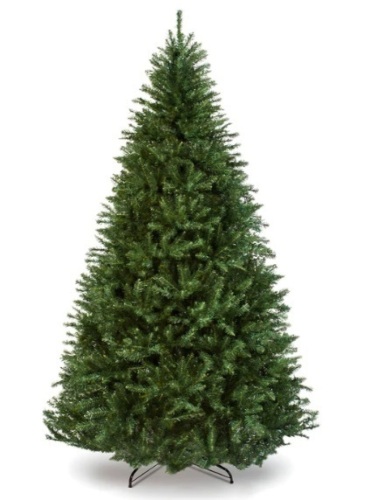 6 Ft. Hinged Douglas Full Fir Artificial Christmas Tree w/ Metal Stand - Lot 606