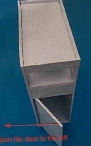 Small Shelf, White - Lot 576
