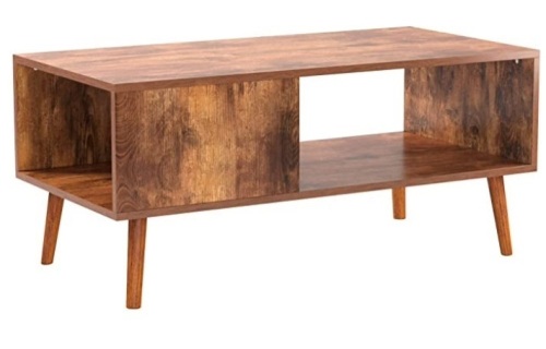 Best Choice Products Wooden Mid-Century Modern Coffee Table - Lot 691