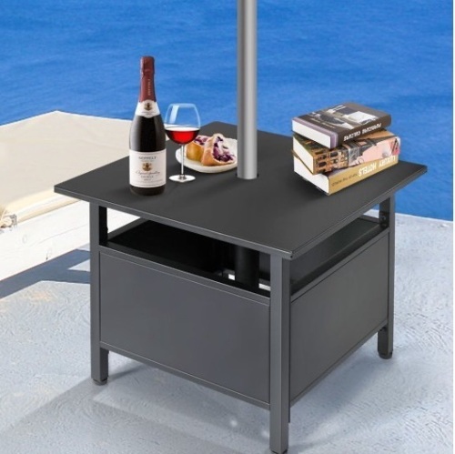 Tooca Umbrella Stand Side Table, Black, May Be Missing Hardware - Lot 950