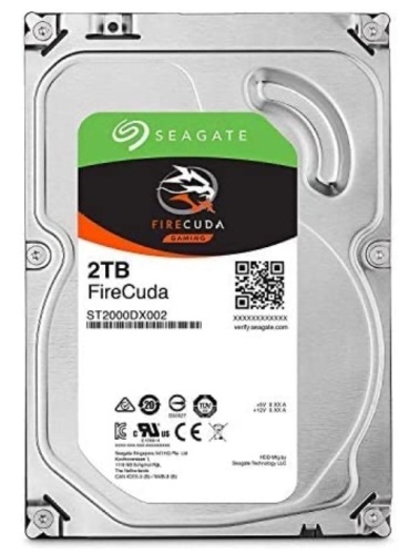 Seagate 2TB FireCuda Gaming SSHD 7200 RPM 3.5" SATA III Hard Drive ST2000DX002 - Lot 925