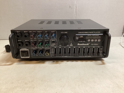 Sunbuck Karaoke Mixer Power Ampilifier - Lot 397
