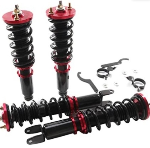 Coilover Struts Spring Shocks Assembly Adjustable Strut Shock Suspension Full Set, Model Unknown - Lot 314