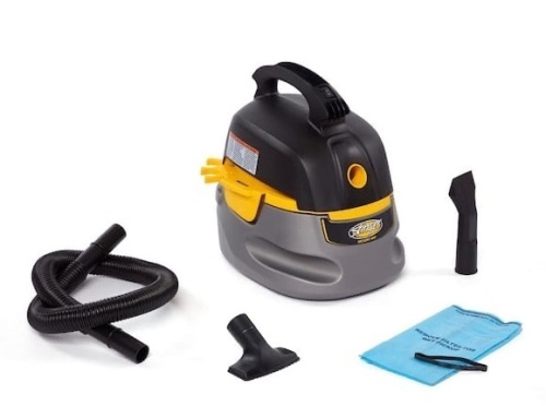 Stinger 2.5 Gallon 1.75 Peak HP Compact Wet/Dry Shop Vacuum, May Be Missing Hardware - Lot 492