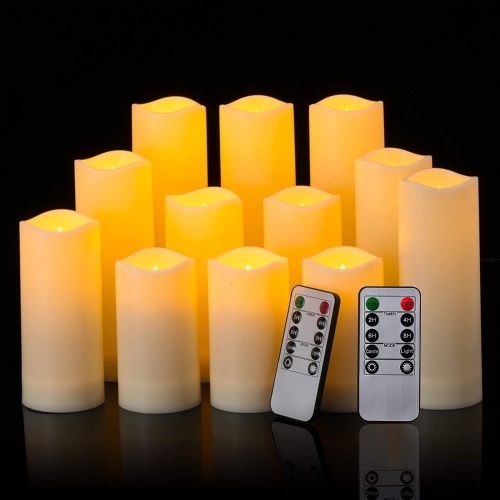 Flameless LED Candles, Set of 12 - Lot 158