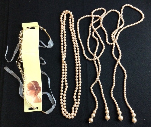 Jewelry Bundle, Pearl Necklaces and Pearl Headband - Lot 239