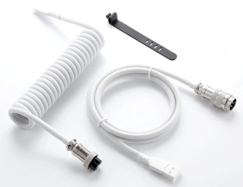 GunMjo Pro Custom Coiled USB C Keyboard Cable  - Lot 252