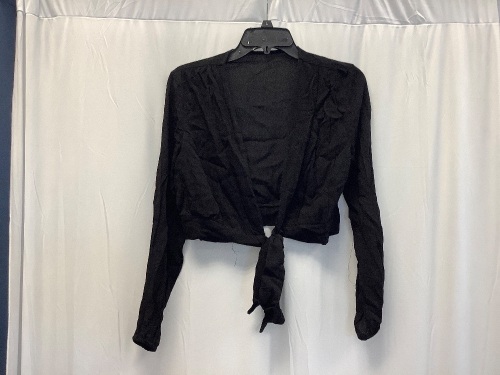 Womens Tie Front Wrap, S - Lot 284