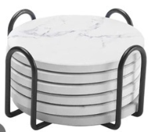 Set of 6 Coasters - Lot 302