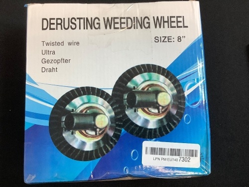 Derusting Weeding Wheel, 8" - Lot 477