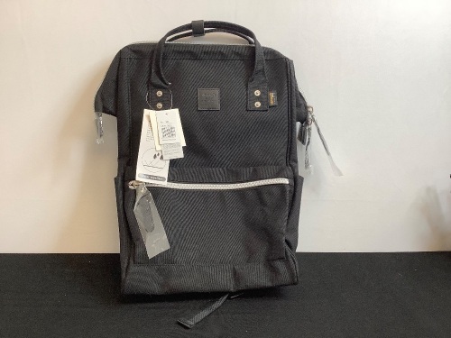 Himawari Diaperbag/Travel Backpack, Black - Lot 494