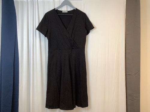 MSBasic Women's Black Dress, XL - Lot 551