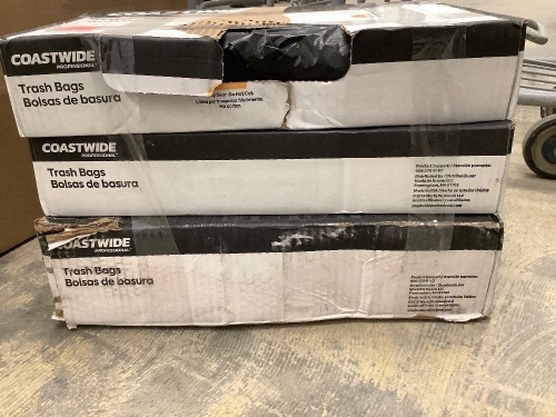 Lot of (3) Boxes of Trash bags - Lot 231